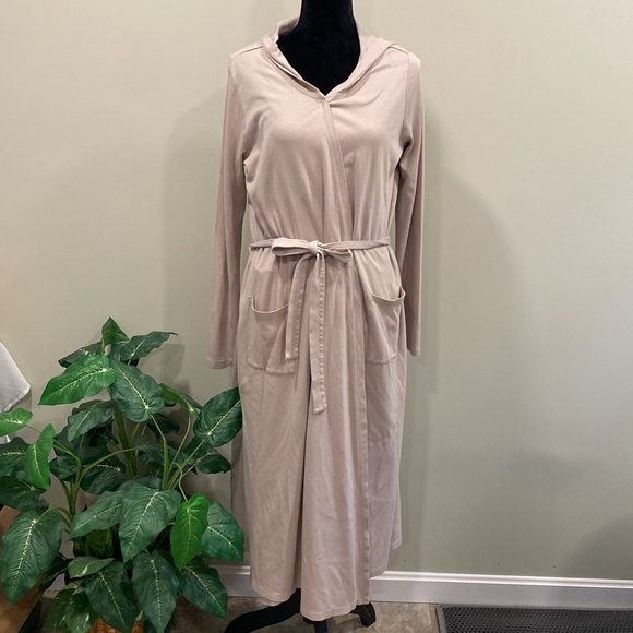 Eileen Fisher Other - Eileen Fisher Sleepwear for Garnet Hill Nightgown and Matching Hooded Robe